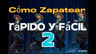 CÓMO APRENDER A ZAPATEAR RÁPIDO Y FÁCIL PARTE 2 ( CEPILLADO LATERAL)