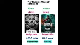 Vikram vs Bholaa collection 💵💰😮🤑🤑||#viral #trending #shortvideo #dasara #bholaa#shorts