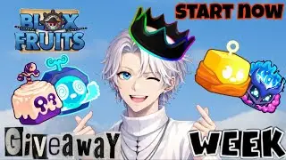 Giveaway Week LIVE 🎁 | Blox Fruits Free Fruits & Rewards 🔥
