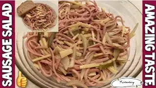 #SausageSALAD #sausagecheeseCucumberSalad #DeliciousSALADwithRecipe #easymake #Shortsvideo