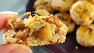 用玉米面做核桃小酥饼, 不加泡打粉也酥脆, 满口坚果香| Nuts cookies recipe with corn flour
