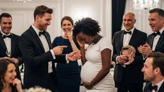 HE introduce PREGNANT WIFE as MAID at a business gala BUT FROZE when HIS BOSS introduced HER as HOST