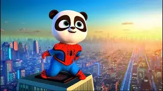 Baby Panda's Spider-Man Adventure Cocomelon, ChuChu TV Nursery Rhymes & Kids Songs, Pinkfong