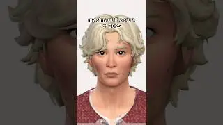 My sims at the start of 2025 vs the start of 2026 #sims4 #thesims4 #thesims #sims4cas #sims4cc