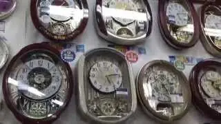 からくり時計を 動かしてみた。