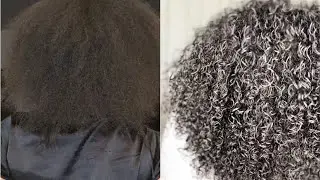 Type 3C NATURAL CURLY WASH AND GO💕💕