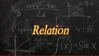 Relation between two sets.