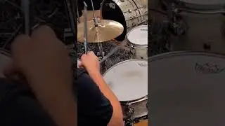 Drumming along a horn section in a latin funk track