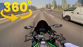 Immersive 360&deg; POV Motorcycle Ride [4K VR Ready]