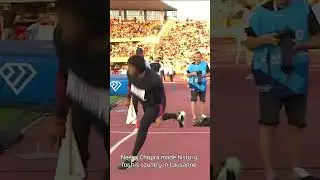 Neeraj Chopra making history for India 🇮🇳 in the #DiamondLeague 💎 #shorts