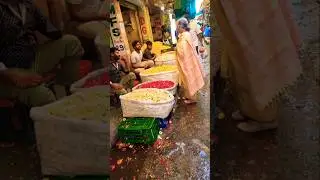 Vijayawada flower market #1town #wholesale #flowers #shorts #ytshorts