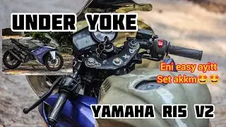 under yoke in yamaha r15 v2 |  r15 v2 modified | yamaha r15 v2 modified