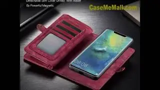 CaseMe Huawei Mate 20 Pro Wallet Detachable Magnetic Case