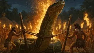 Giant Python Raids the Village! Hunters Set a Trap to Save Their Cattle
