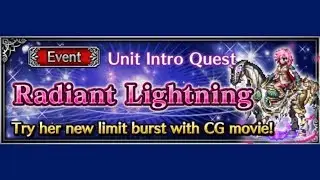 FFBE - Unit Intro Quest - Radiant Lightning