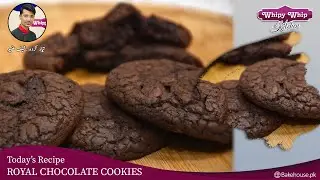 HOW TO MAKE ROYAL CHOCOLATE COOKIE | DELISH DOUBLE CHOCOLATE COOKIE CHEWY RECIPE | ENGLISH SUBTITLES