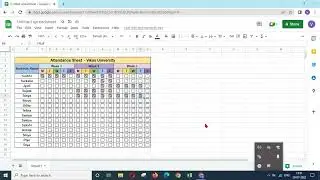 Learn how to make Attendance Chart in Google Sheet With Tick Box | #googlesheets