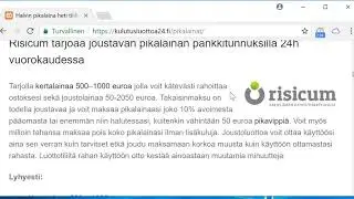 kulutusluottoa24 pikalainat