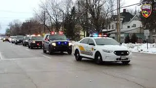 Boone County Sheriff K-9 Loki Funeral Procession