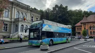 Brașov:  Călătorie cu autobuzul etajat Ayats Bravo pe linia 20