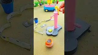 Mini hand pump project water with concrete mixer cow farm diy tractor #shorts @sanocreator