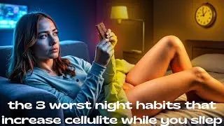 the 3 worst night habits that increase cellulite whille you sllep.