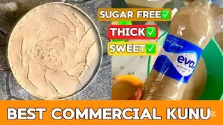HOW TO MAKE COMMERCIAL MILLET DRINK (KUNU) | REFRESHING & HEALTHY NIGERIAN BEVERAGE