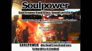 SOULPOWER Live Band 26.04.25 exellent first Class Soul Sun Shine Groove Cafe Bonaparte incl. SKBaND