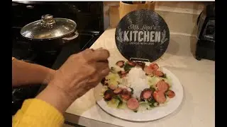 How To Cook Steam Cabbage With Saut&eacute;ed Sausage In Ms Lena's Kitchen
