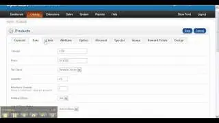 Opencart Tutorial Adding Products