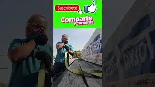 Hotshot en español / Amarrando una carga sencilla con solo straps de 2