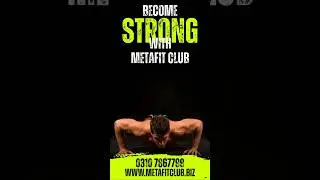 Become strong with Metafit Club.Where strength meets consistency. #GymLife #StrengthTraining