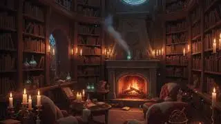 A Quiet Night in the Wizard&rsquo;s Library | Cozy Bedtime Story