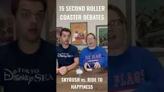 Skyrush vs. Ride to Happiness | Debating Random Roller Coasters