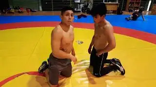 Olympic wrestling technique (back door)/tecnica de lucha olimpica