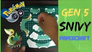 Gen 5 Pokemon | Snivy Papercraft | - Pokemon Go Malaysia