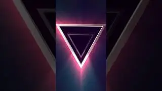 Abstract Upside own Triangle Bright Motion Corridor Background short