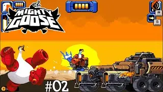 MIGHTY GOOSE Gameplay | Level 2 Planet Sanzak | #02