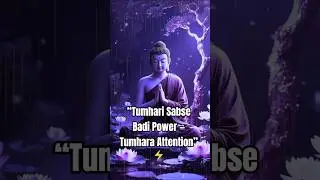 🧘&zwj;♂️ Gautam Buddha Ki Life-Changing Soch |  Overthinking, Attention & Inner Peace ✨#GautamBuddha
