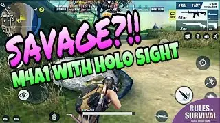 Rules of Survival || 7 KILLS SAVAGE! || M4A1 + Holo Sight Gameplay Montage