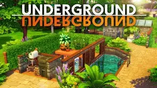 UNDERGROUND TINY HOUSE // Sims 4 Speed Build