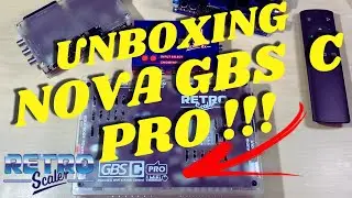Nova GBS Control PRO da Retroscaler unboxing!!!