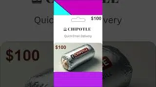 Win $100 Chipotle Gift Card  #like  #love #shorts #giftcard  #bhfyp #amazon #amazongiftcard
