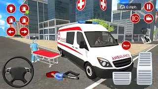 US Ambulance Driving Simulator 2022 - Emergency Van Rescue Driver - Android GamePlay