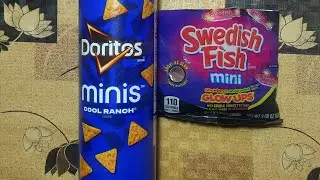 Doritos minis cool ranch Swedish fish mini Glow ups Sandwich Chips