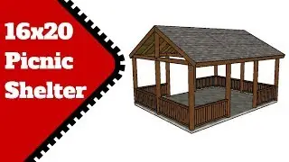 16x20 Picnic Shelter Plans