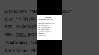 electronics mart India Limited ipo listing date