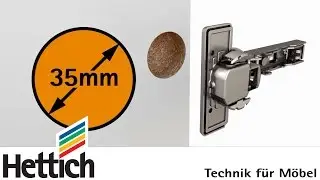 Topfdurchmesser von Topfscharnieren, Hettich f&uuml;r Heimwerker