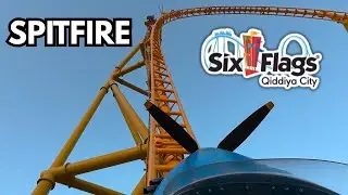 Spitfire 4K On Ride POV - Six Flags Qiddiya City - World's TALLEST Inversion!