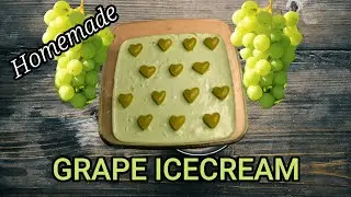 Fresh Homemade Grape Icecream Recipe in Malayalam|Grape Icecream in Malayalam| #shorts|Easy Icecream